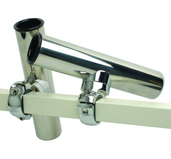 C E Smith Pontoon Square Rail Adjustable Clamp On Rod Holder