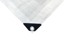 TARP POLY HEAVY DUTY WHITE 24' X 24' (BY EACH)