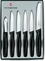 KNIFE 6 PC PARING SET BLACK HANDLE