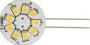 BULB 9 LED WAFER SIDE PIN 12V 120 LUMEN WARM WHITE