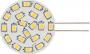 SCANDVIK BULB 21 LED WAFER SIDE PIN WARM WHITE 270 LUMEN 12 VOLT