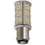 BULB 18 LED BAYONET TOWER 190 LUMEN 12V/24V (10-30 VDC) WARM WHITE