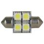 SCANDVIK LED BULB FESTOON 31MM 60 LUMEN COOL WHITE 10-30VDC .96 WATT