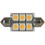 LED BULB FESTOON 42MM 10-30VDC WW 72 LUMEN