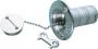 SUNCOR HOSE DECK FILL 316 STAINLESS STEEL "GAS" USES 1-1/2" ID HOSE