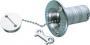 SUNCOR HOSE DECK FILL 316 STAINLESS STEEL "DIESEL" USES 1-1/2" ID HOSE