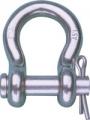 SUNCOR SHACKLE ANCHOR ROUND PIN 316 STAINLESS STEEL 5/16"