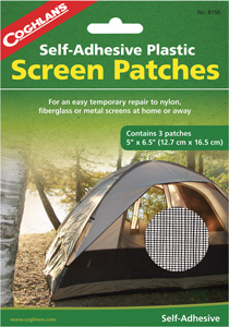 SCREEN PATCH KIT 3 PAK PRESSURE SENSITIVE