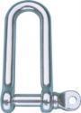 SUNCOR SHACKLE LONG D STYLE 316 STAINLESS STEEL WITH SCREW PIN 5/16"