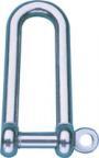 SUNCOR SHACKLE LONG D STYLE 316 STAINLESS STEEL CAPTIVE SCREW PIN 3/16"