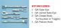 LIFELINE KIT WITH GATE NO CABLE 3/16"