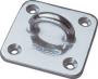 PAD EYE 3" SQUARE 316 S/S .25" FASTENERS
