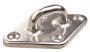 SEA DOG PAD EYE DIAMOND PLATE STAINLESS STEEL 1" EYE X 3-15/16" LONG