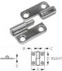 SEA DOG HINGE TAKE APART RIGHT 304 STAINLESS STEEL 1-1/2" X 1-1/2" EACH