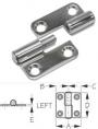 SEA DOG HINGE TAKE APART LEFT 304 STAINLESS STEEL 1-1/2" X 1-1/2" EACH