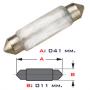SEA DOG LIGHT BULB 5008 FESTOON 12V 10W