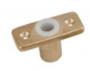 SEA DOG OARLOCK TOP MOUNT SOCKET BRASS WITH NYLON INSERTS