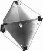 SEA DOG RADAR REFLECTOR QUICK CONNECT CORNERS 10-3/4" X 10-3/4"