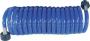 HOSE COIL 15' BLUE WITH GARDEN HOSE ENDS