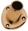 FLAG POLE HOLDER 1" PLAIN BURNISHED BRONZE