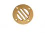 SCUPPER STRAINER 2.5" ROUND BURNISHED BRONZE