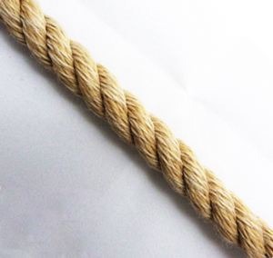 NEW ENGLAND ROPE VINTAGE 3-STRAND POLYESTER NATURAL 3/8" (BY FOOT)