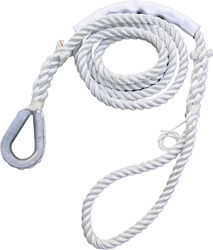 NEW ENGLAND ROPES MOORING PENDANT 3 STRAND TWISTED NYLON 5/8" X 15'