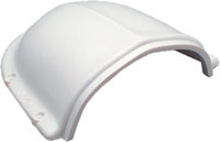 NF 10873 VENT CLAM SHELL 2.5" FLEX WHITE