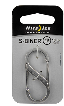 S-BINER SIZE 2 S/S DOUBLE GATED CARIBINER