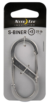 S-BINER SIZE 3 S/S DOUBLE GATED CARIBINER