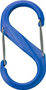 S-BINER SIZE 0 BLUE DOUBLE GATED CARIBINER
