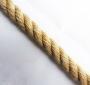 NEW ENGLAND ROPE VINTAGE 3-STRAND POLYESTER NATURAL 3/8" (BY FOOT)