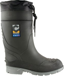BOOT 15" BADAXE STEEL TOE BLACK SIZE 10(RATED TO -40)