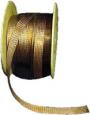 GROUND STRAP COPPER FLAT 8 BRAID (BY/FOOT)