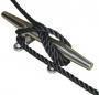 NEW ENGLAND ROPES PREMIUM 3 STRAND NYLON BLACK 5/8" (BY FOOT)