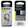 S-BINER LOCKING SLIDELOCK STEEL #2 STAINLESS