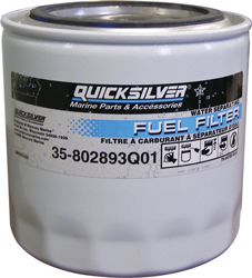 QUICKSILVER 802893Q01 WATER SEPERATING FUEL FILTER 25 MICRONS
