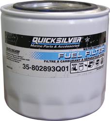 MERCURY QUICKSILVER 802893Q01 WATER SEPERATING FUEL FILTER 25 MICRONS