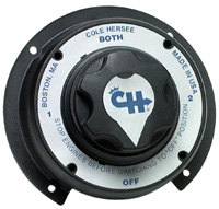 COLE HERSEE DUAL-BATTERY SELECTOR & MASTER DISCONNECT SWITCH