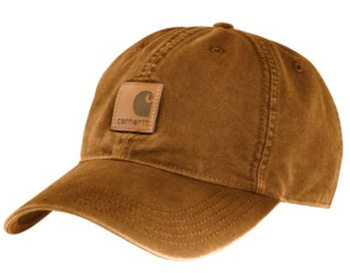 HAT ODESSA CAP CARHARTT LOGO BROWN ADJUST FIT