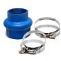 COUPLER VHT REDUCER 6-8" EXHAUST BLUE SIL W/CLMPS