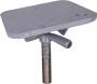 BROWNELL BOAT STAND TOP ONLY FLAT GRAY 22-1/2" SHANK WITH WING NUT