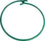 HOOP RING GREEN COATED GALVANIZED STEEL 6" DIAMETER
