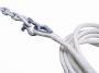 ROPE ANCHOR LINE NYLON DOUBLE BRAID WITH STAINLESS THIMBLE 5/8" X 200'