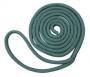 ROCKPOINT ROPE DOCK LINE NYLON DOUBLE BRAID SOLID GREEN 3/8" X 15'