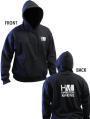 HM HOODED SWEATSHIRT BLACK LARGE
