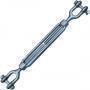 TURNBUCKLE JAW TO JAW GALVANIZED DROP FORGED WWL 2700 LBS 5/8" X 9"