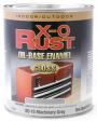 XO RUST OIL BASED ENAMEL GLOSS MACHINERY GRAY QUART