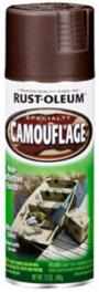 RUST-OLEUM PAINT CAMO EARTH BROWN 12 OZ SPRAY