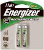 BATTERY ENERGIZER AAA 2 PACK  RECHARGEABLE